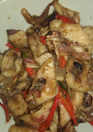 Foto resep Tumis cumi ala kadarnya