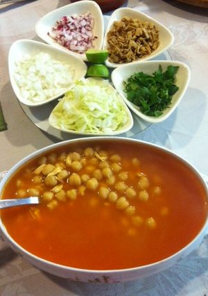 Una foto de Caldo Xóchitl