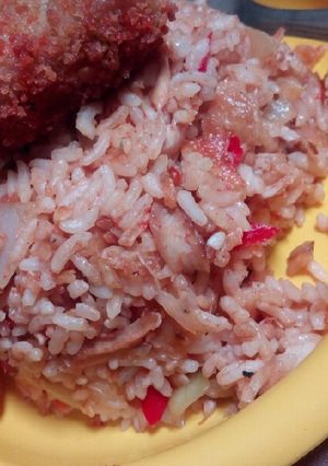 Foto resep Nasgor bawang bombay
