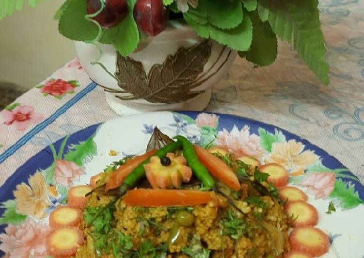 Recipe of Super Quick Foxtail millets vegetables pulao