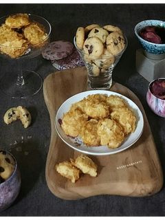 Foto resep CornFlakes Cookies - ChocoChip Walnut Cookies (1 Adonan 2 Cookies)