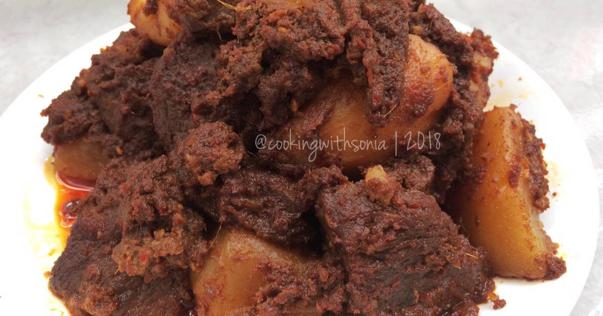 Resep Rendang Daging Presto Step By Step Oleh Cooking With Sonia