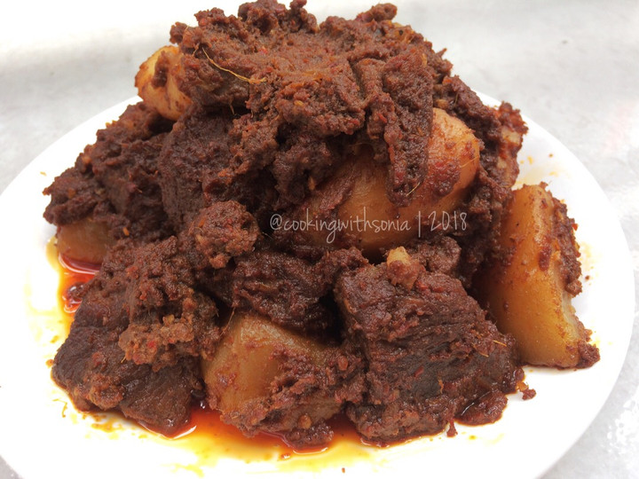 Wajib coba! Resep bikin Rendang Daging Presto (Step by Step) yang sedap