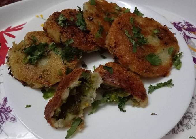 Aloo matar ki tikki