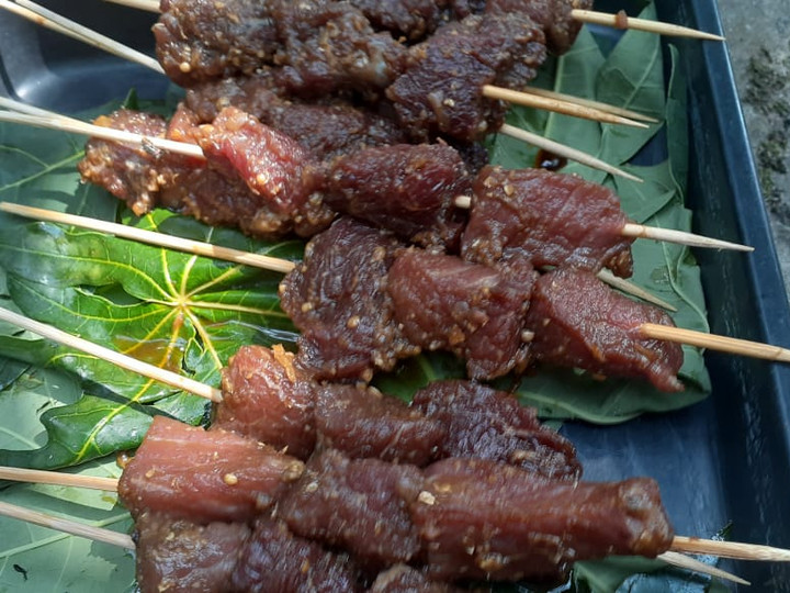 Standar Cara gampang memasak Sate daging untuk Idul Fitri dijamin sedap