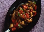 Gambar ayam teriyaki paprika