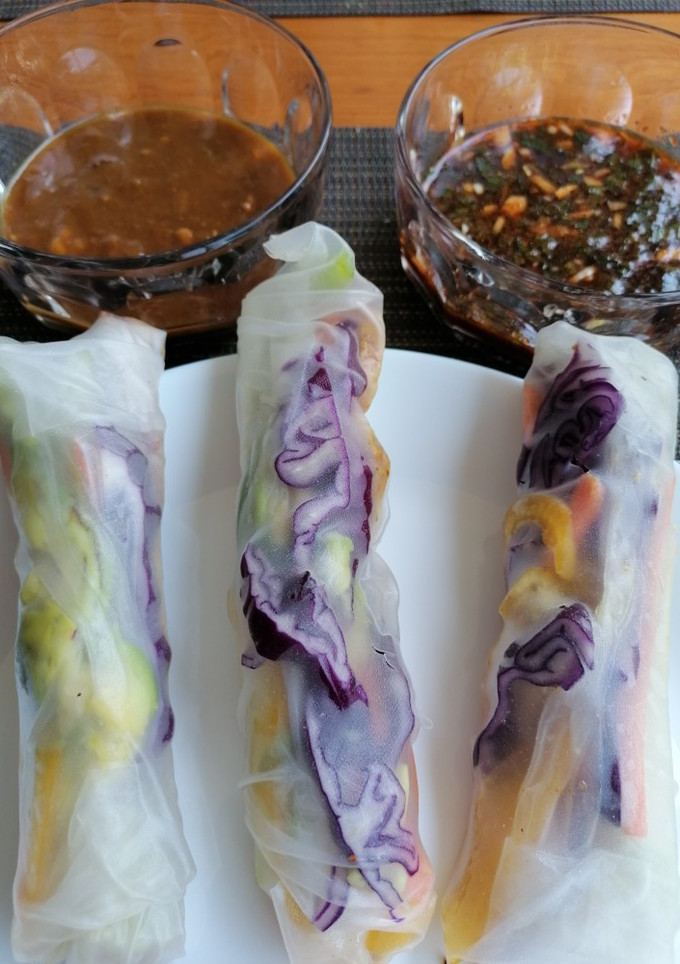 Una foto de Salsa para rollitos vietnamitas