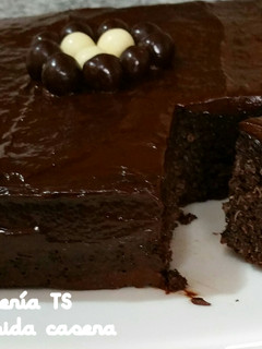 Una foto de Pastel de quinoa y chocolate