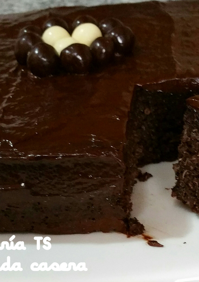Una foto de Pastel de quinoa y chocolate