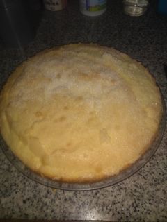Una foto de Bizcochuelo de vainilla súper fácil y rápido. Bizcochuelo fácil sin leche