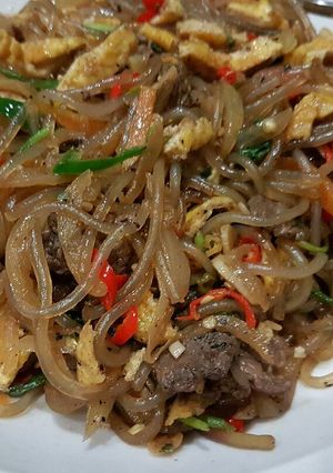Foto resep Japchae Daging Enak dan Simple