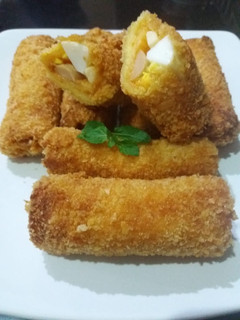 Foto resep Roti Tawar Goreng Sosis