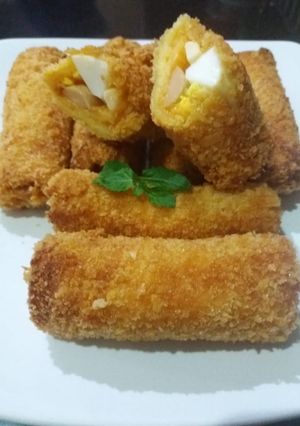 Foto resep Roti Tawar Goreng Sosis