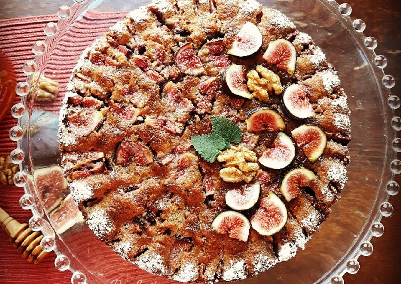 ☆Fondant aux Figues, Noix et Miel☆