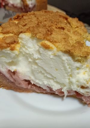 Una foto de Tarta Yogurt y Fresas