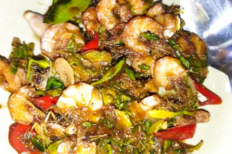 Resep Tumis kembang pepaya udang, Bisa Manjain Lidah