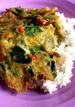 Foto resep Telur dadar sayuran