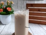 Roasted tea milk ice