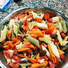 Una foto de Ensalada fría de fideos