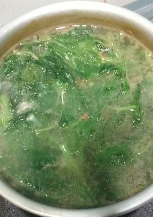Foto resep Nyemok bayam segerr