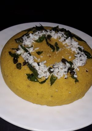 A picture of Instent Besam dhokla.