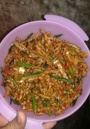Foto resep Ikan Teri cabai Hijau