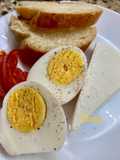 Snack with Egg and Mizithra Cheese!