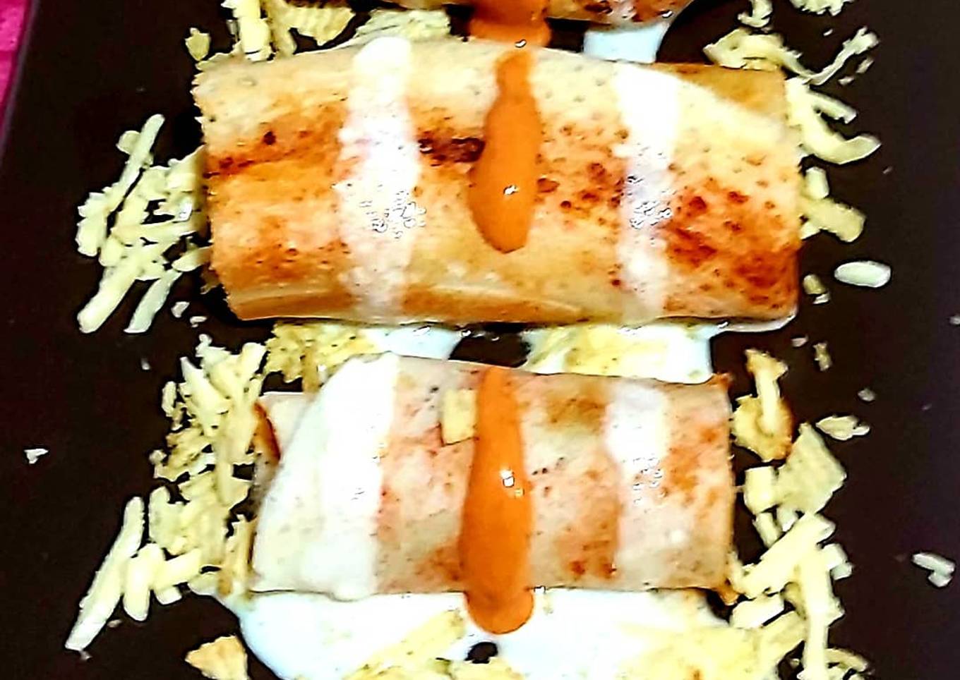 It's like cheese rolls