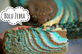 Anti Ribet, Memasak Bolu zebra putih telur LEMBUT Sederhana Dan Enak
