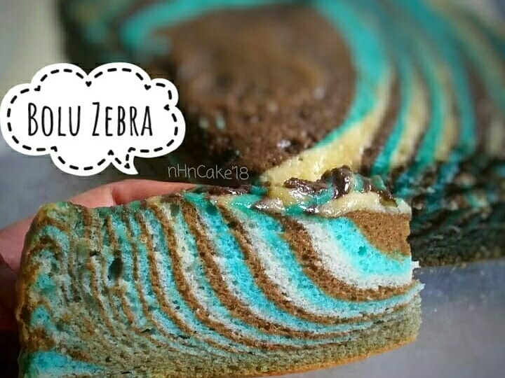 Anti Ribet, Memasak Bolu zebra putih telur LEMBUT Sederhana Dan Enak