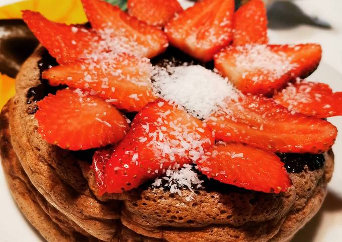 CICCIO PANCAKE FRAGOLA E CIOCCOLATO 🥞 di Nik