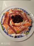 Insalata di finocchi, arance, cipolla, olive nere e acciughe