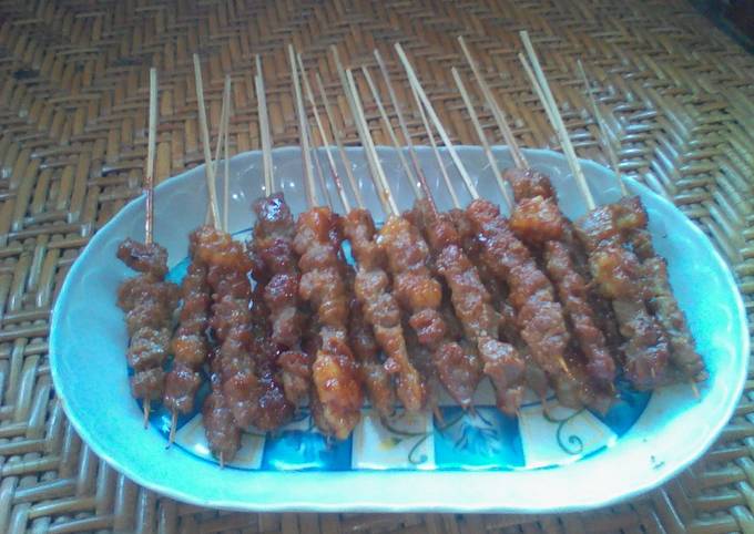 Resep: Sate Sapi Enak &amp; Empuk #FestivalResepAsia #Indonesia #Daging sapi Kekinian