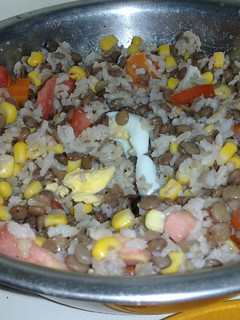 Una foto de Ensalada de lentejas súper power