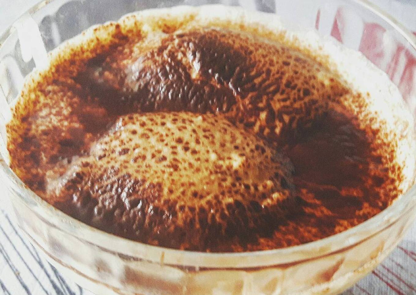 Tiramisú cremoso en copa