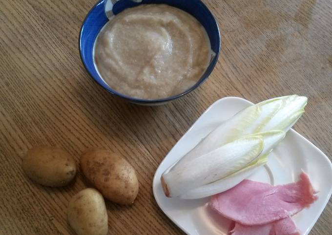 Endives Au Jambon En Puree Pour Bebe De Alison Cookpad