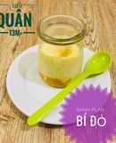 Bánh Flan Bí đỏ