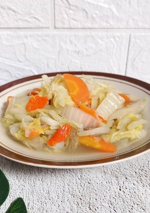 Foto resep Tumis Sawi Putih dan Wortel
