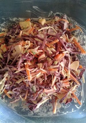 A picture of Healthier option Coleslaw.