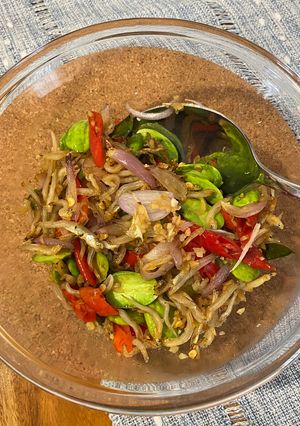 Foto resep Oseng Pete Teri Medan