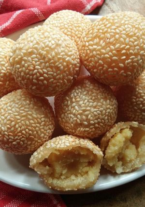 Foto resep Onde-onde (lembut di dalam garing di luar)