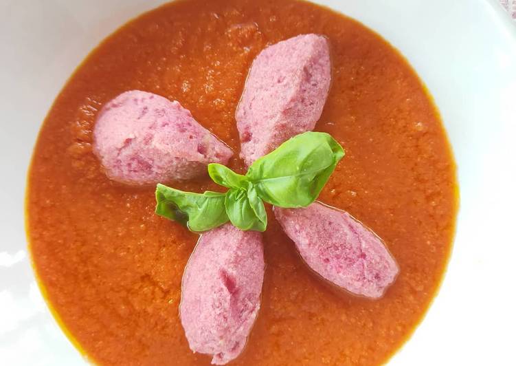 Gnudi di ricotta di mandorle