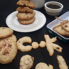 A picture of Chocolate chip cookies.