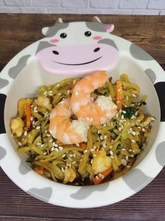 Foto resep Mie goreng udang - MPASI 12m+