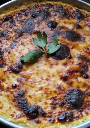 صورة لوصفة مكرونة بالبشاميل واللحمة المفرومة