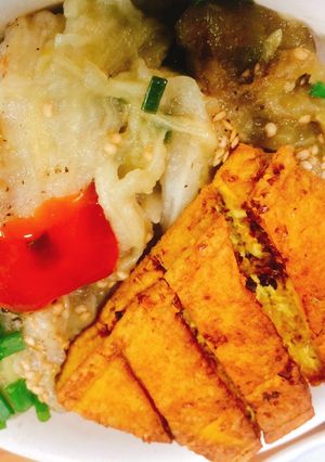 Hình của món Đậu hủ chiên muối sả.