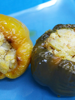 Una foto de Pimientos rellenos de tortilla de patatas