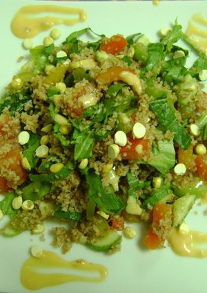 A picture of Couscous & Bell Pepper Salad.