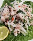 Ceviche de pescado