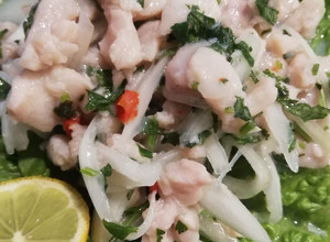 Una foto de Ceviche de pescado